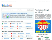 Tablet Screenshot of dinhgiaweb.net